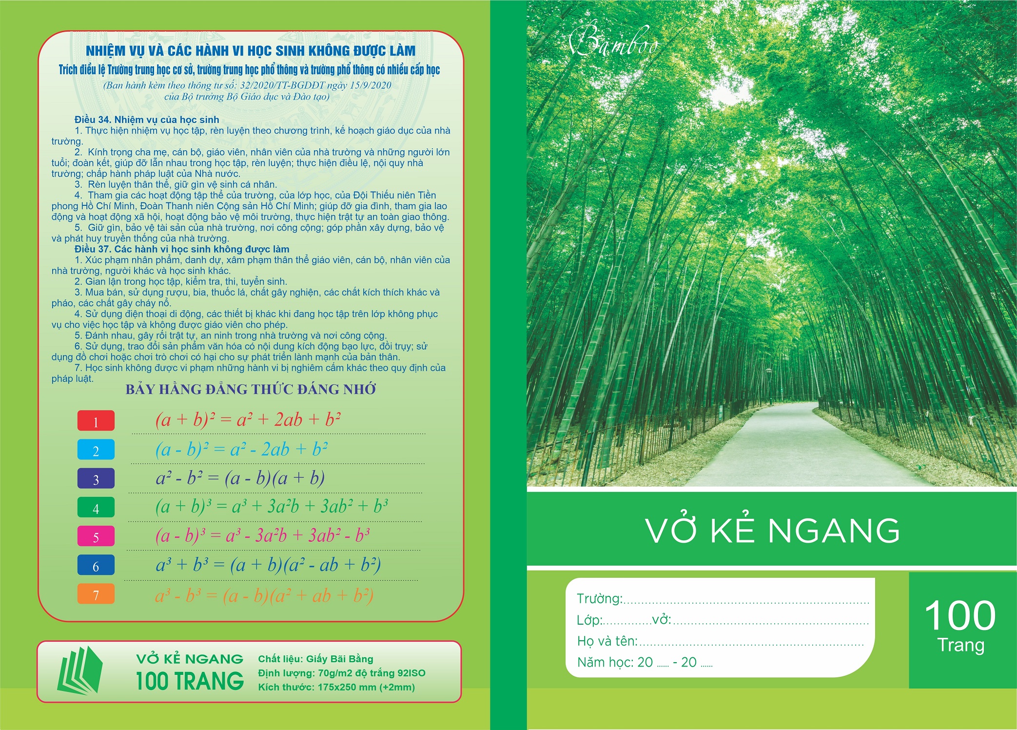 VỞ VIẾT